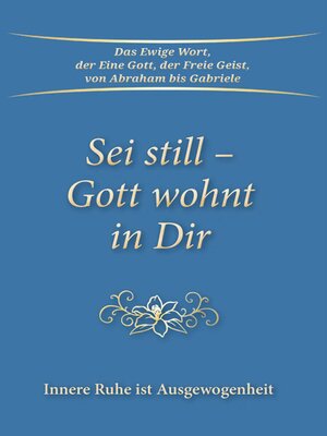 cover image of Sei still--Gott wohnt in dir